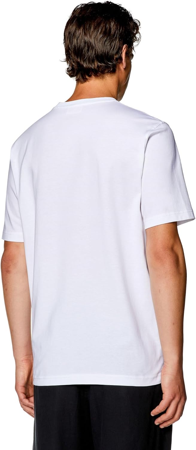 Diesel Herren T-Shirt XXS 100-0 Catm, XXS 100-0 Catm