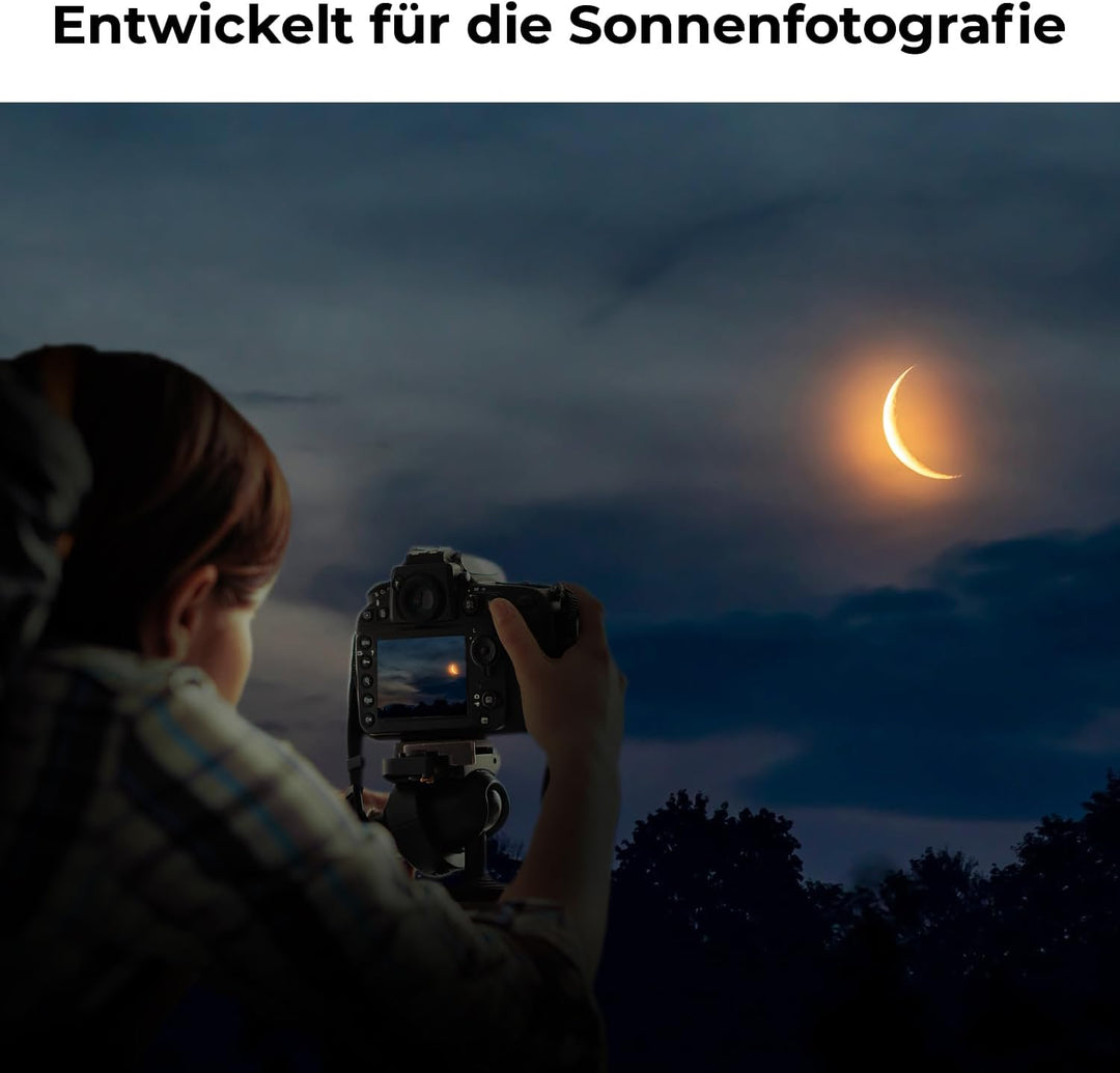 K&F Concept Nano-X Serie 82mm ND100000 Filter Fester ND Filter Graufilter (16,6 Blendenstufen), 82mm