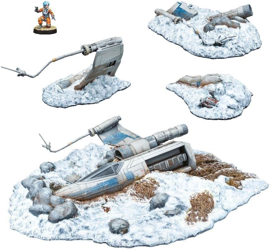 Asmodee | Atomic Mass Games | Star Wars: Legion – Abgestürzter X-Flügler | Erweiterung | Tabletop |