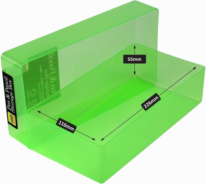 WestonBoxes Essentials für Schreibwaren, Stifte und Werkzeuge - Kunststoff-Aufbewahrungsboxen mit De