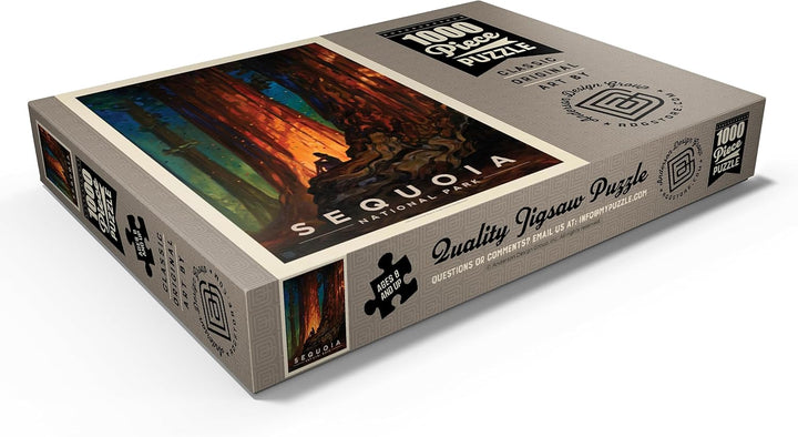 Sequoia National Park: Nature's Cathedral - Premium 1000 Teile Puzzle - MyPuzzle Sonderkollektion vo