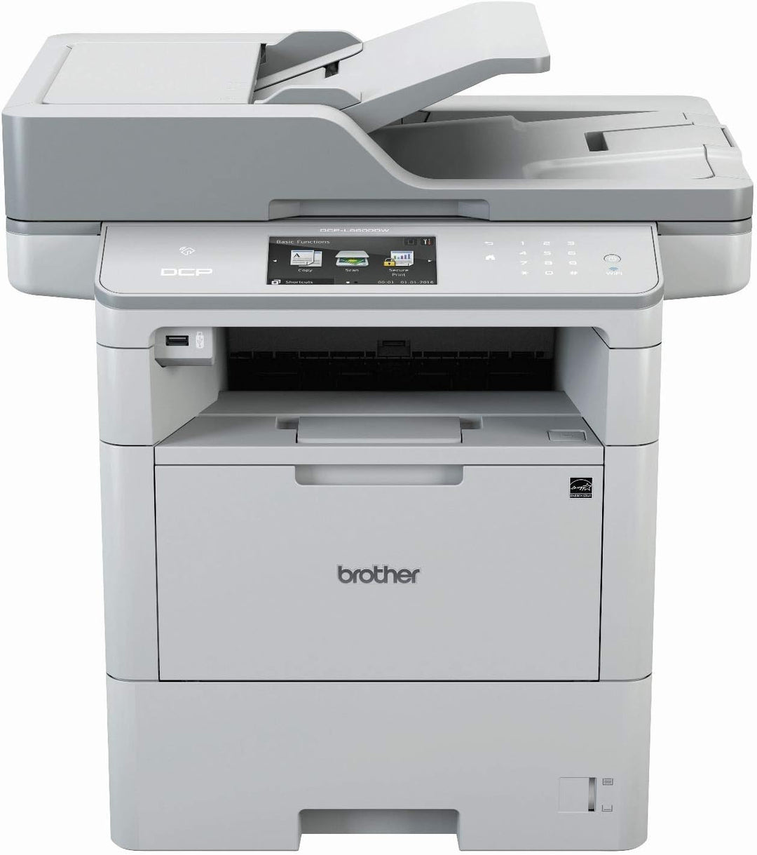 Brother DCP-L6600DW A4 mono Laserdrucker (50 Seiten/Min.,Drucken, scannen, kopieren, 1.200 x 1.200 d