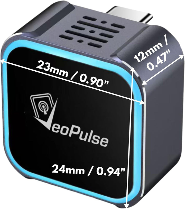 C-Pro USB-C Kabelloser CarPlay & Android Auto Adapter – Dual-Speicher (Ideal für Paare) – Zink-Gehäu