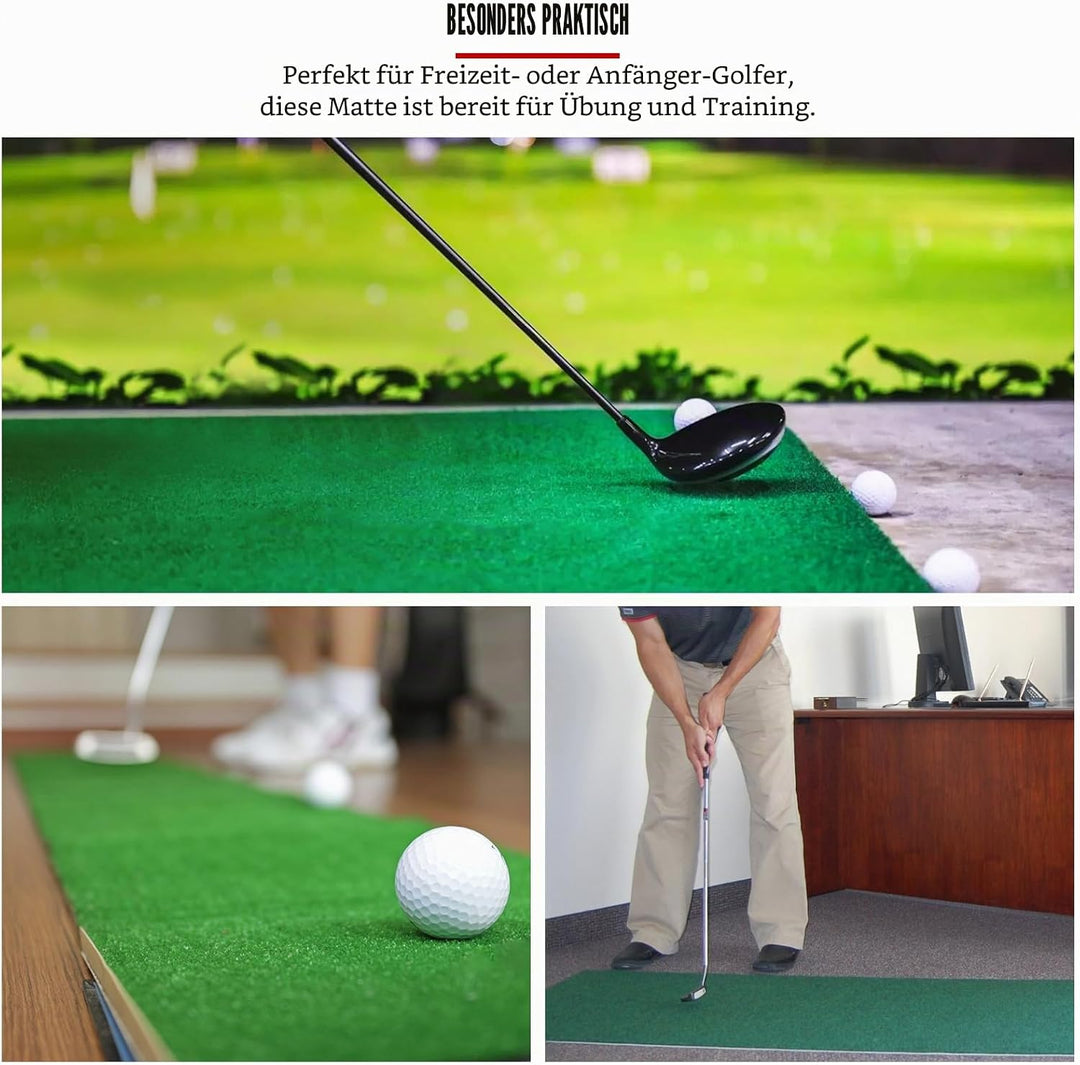 Golf Trainingsmatte Matte - 0,3x3m Kunstrasen Rasen Indoor Outdoor