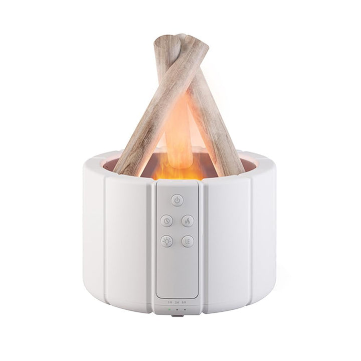 Lagerfeuer-Luftbefeuchter, 250 ml, mit Fernbedienung, Diffusor für ätherische Öle in Lagerfeuerform,