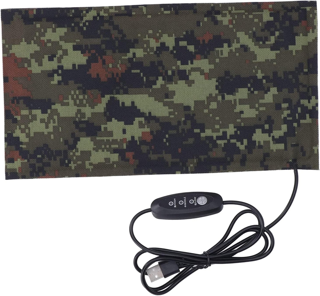 USB-Heizung, Heizblatt, USB-betrieben, Elektrische Stoffheizung, Wasserdicht, Warm, Kalt, Schutz, 3