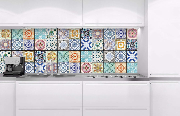 DIMEX Küchenrückwand Folie selbstklebend AZULEJOS | Klebefolie - Dekofolie - Spritzschutz für Küche