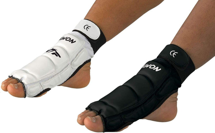 Kwon Taekwondo Fuss Protektor Schwarz L, Schwarz L