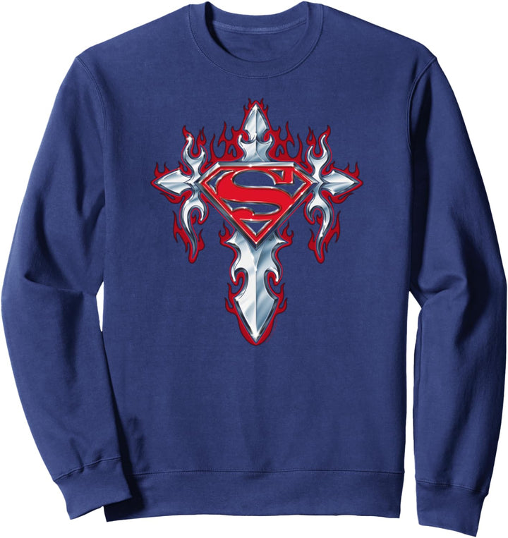 Superman Gothic Steel Logo Sweatshirt
