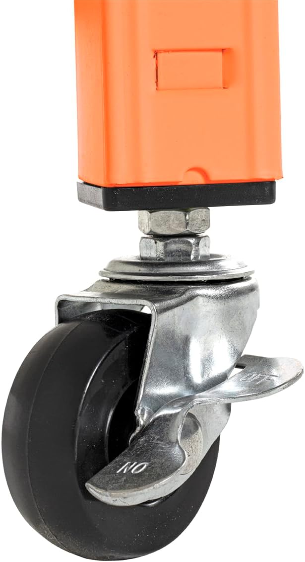 HAKU Möbel Servierwagen, orange, Metall - Masse: B 50 x H 75 x T 32 cm, Style: Modern, Orange
