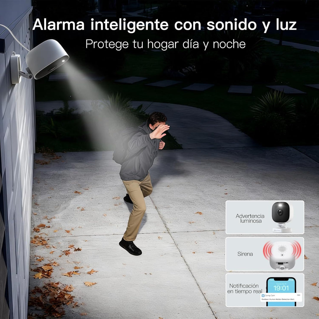 VIMTAG 2,5K Überwachungskamera Aussen, 5GHz WLAN Kamera Outdoor,Aussenkamera,Farbige Nachtsicht,Tag&