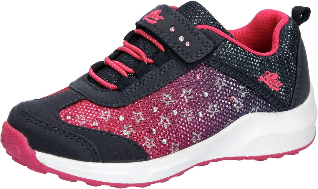 Lico Mädchen Dreamer Vs Sneaker 25 EU Marine Pink Silber, 25 EU Marine Pink Silber