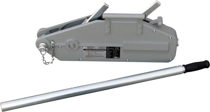 Rotek Seilzug SZ-1600, Kapazität 1.600kg inkl. 20m Spezialseil auf Haspel mit 20m Drahtseil, mit 20m