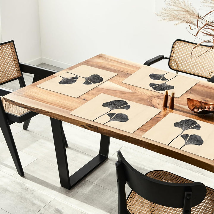 KitchenYeah© Platzsets Abwaschbar 6-Teilig 45x30 cm Tischsets Platzdeckchen Platzset Unterlage Tisch