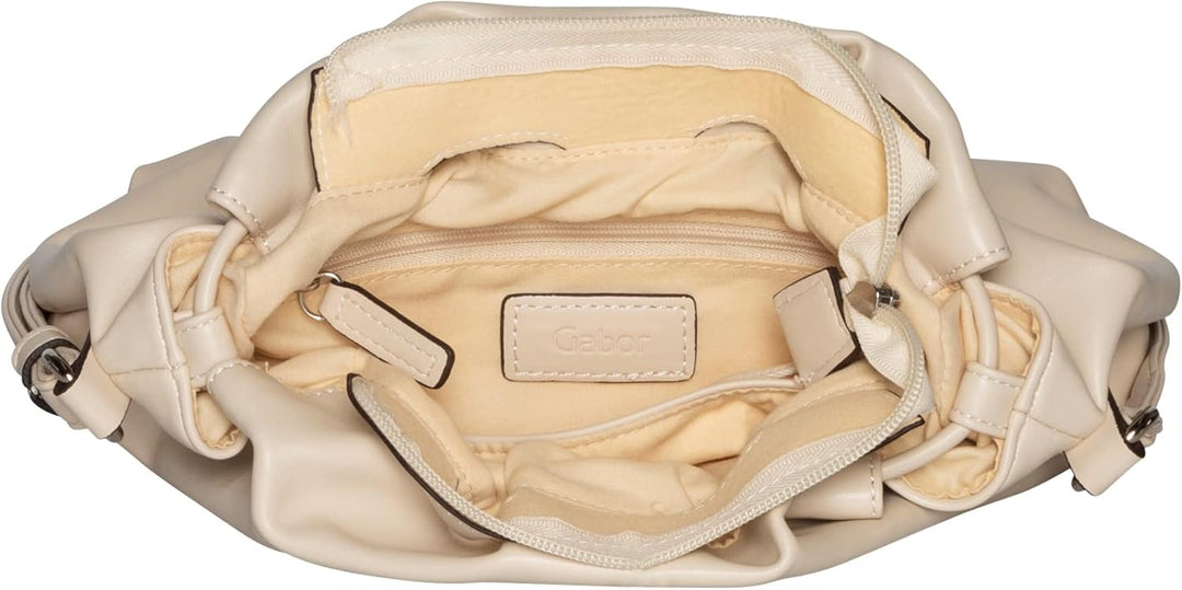 Gabor Damen Sarah Umhängetasche 28 x 10 x 24 (LxBxH) Off White, 28 x 10 x 24 (LxBxH) Off White