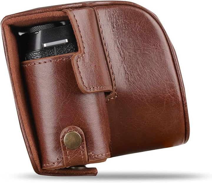 MegaGear MG1980 Ever Ready Echtleder Kameratasche mit Trageriemen kompatibel mit Fujifilm X Series X