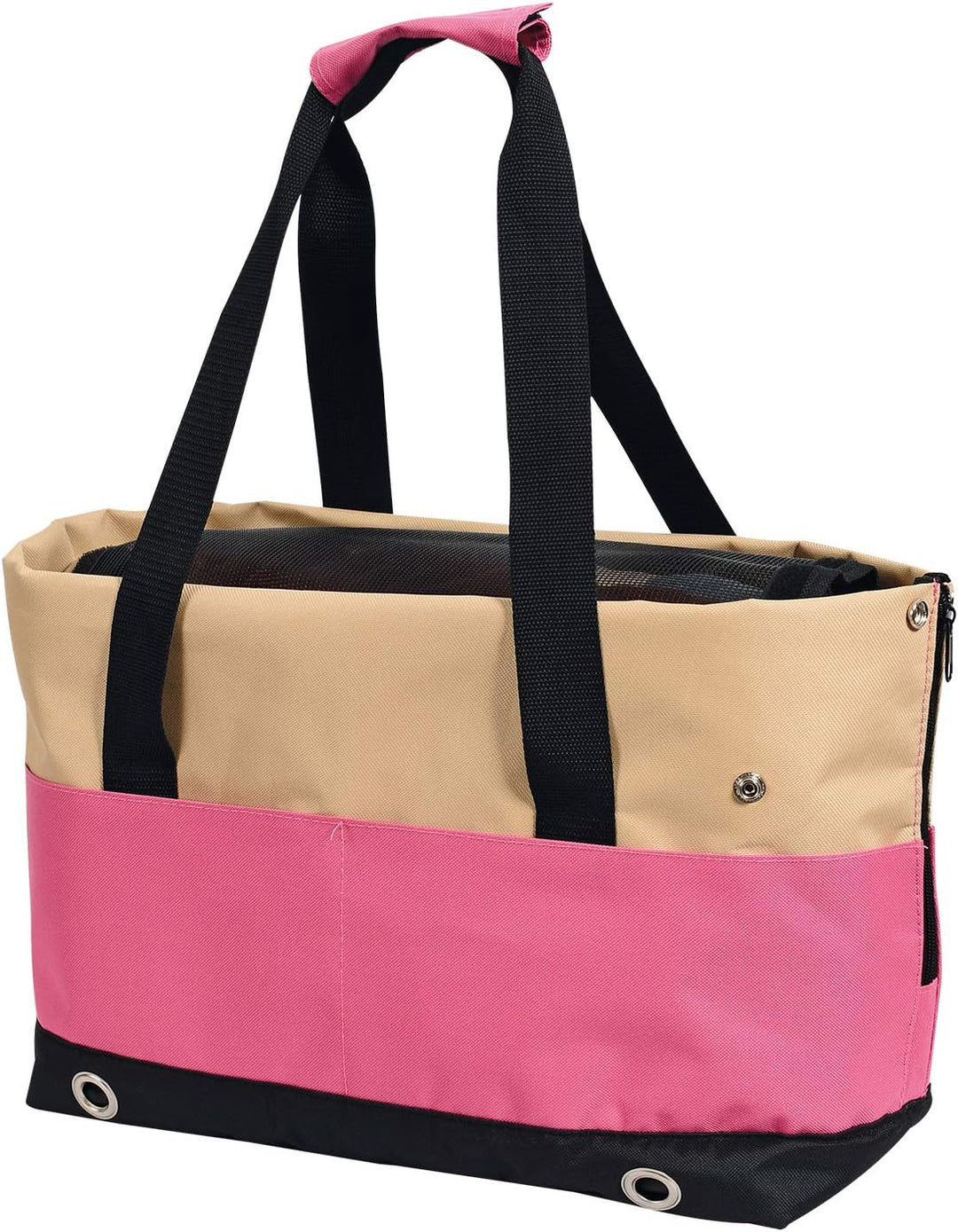 Arquivet Rosa Transporttasche für Haustiere - 40 x 22 x 28 cm - Transporttasche für Hunde und Katzen