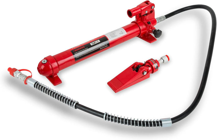EBERTH Karosseriepresse Hydraulisch mit 4T Leistung, umfangreicher Ausbeulsatz inklusive Presse, 7 D