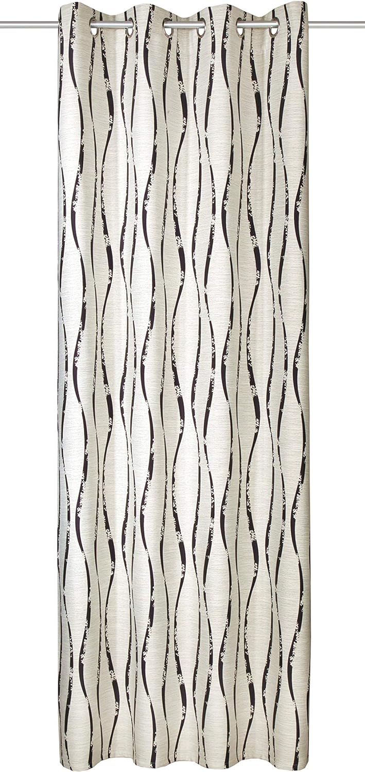 Albani Schal mit 8 Ösen/Ebby/ 245x135 cm, Beige, Blau