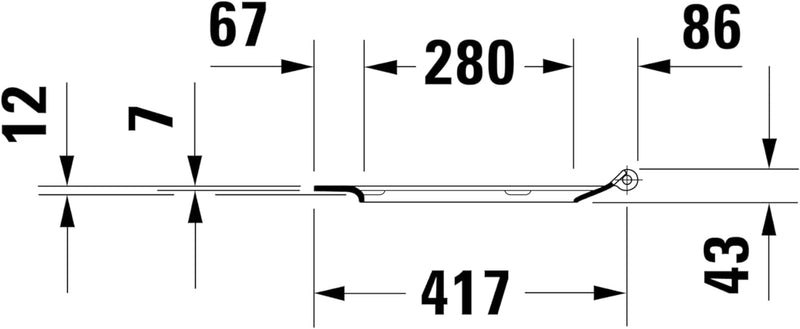 Duravit WC-Sitz DuraStyle Toilettendeckel mit Absenkautomatik, Klodeckel aus Urea-Duroplast, mit Ede