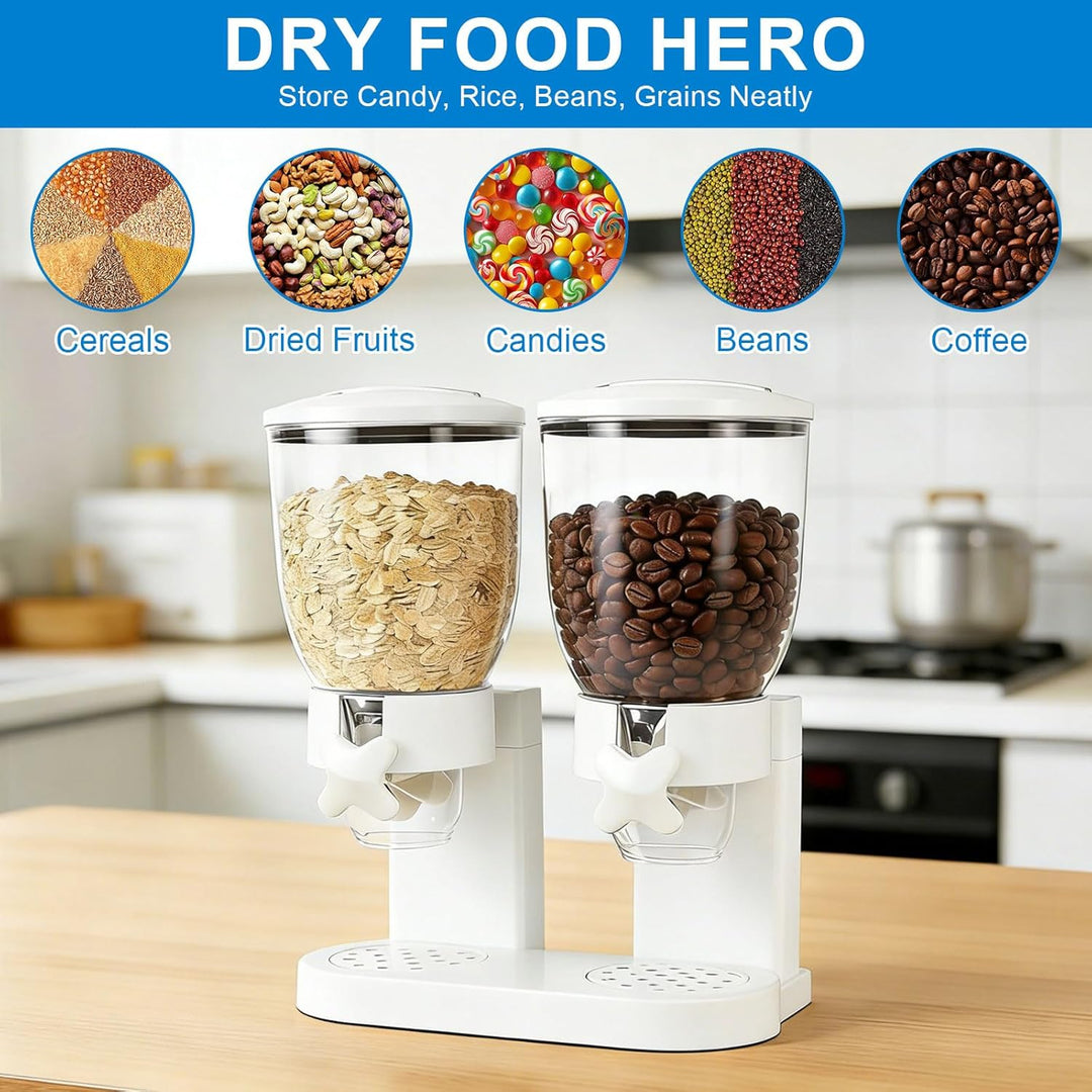 Cereal Dispenser Countertop 2L, Luftdichter Müslispender für die Organisation des Küchenvorratsraums