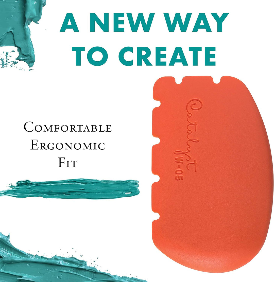 Catalyst Silicone Wedge Tool-Orange W-05 No.5 Orange, No.5 Orange
