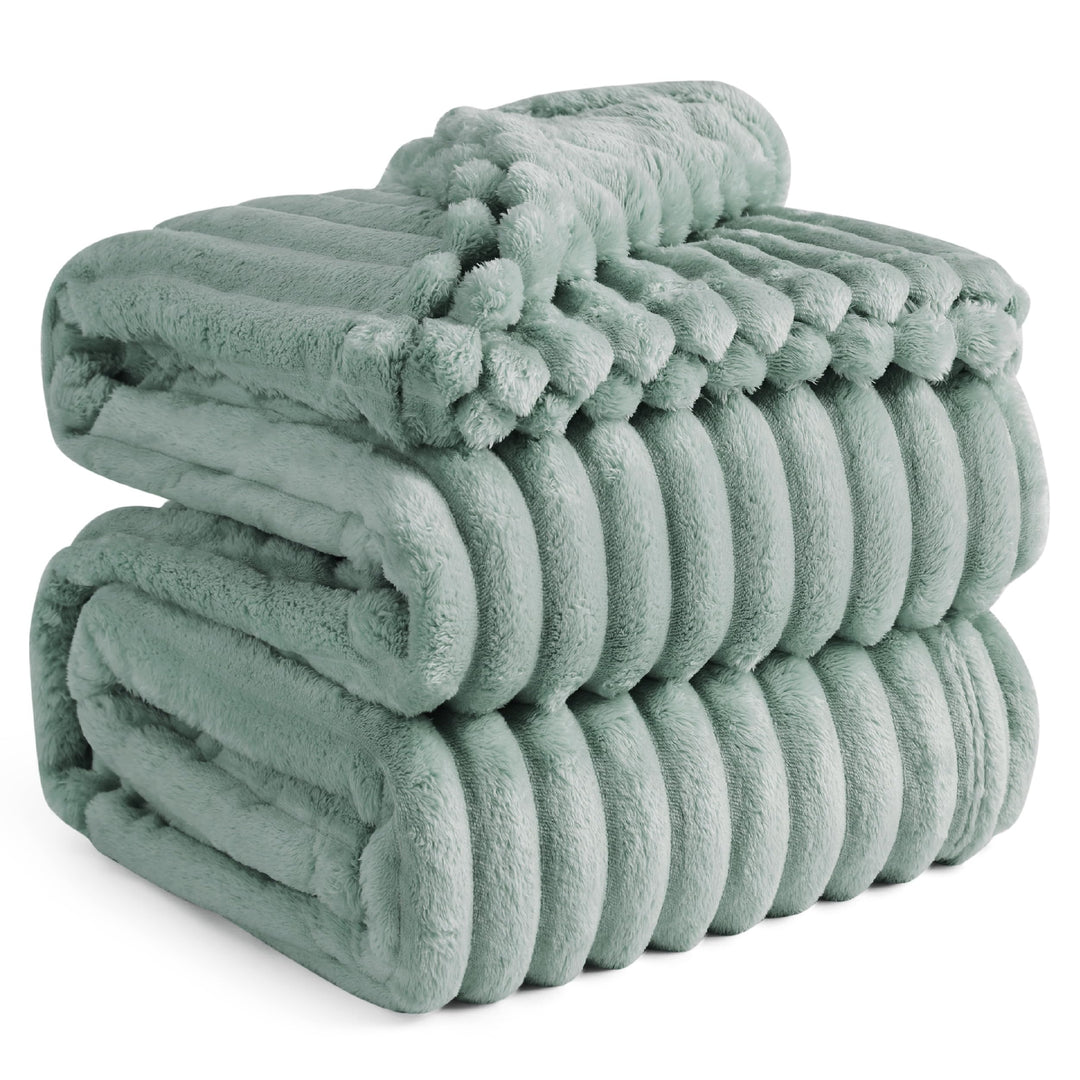 BEDSURE Kuscheldecke für Zimmer Deko - Wolldecke & Fleecedecke, Sofadecke, Weiche Warme Grobe Kordde