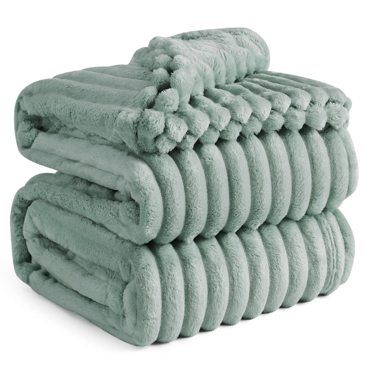 BEDSURE Kuscheldecke für Zimmer Deko - Wolldecke & Fleecedecke, Sofadecke, Weiche Warme Grobe Kordde