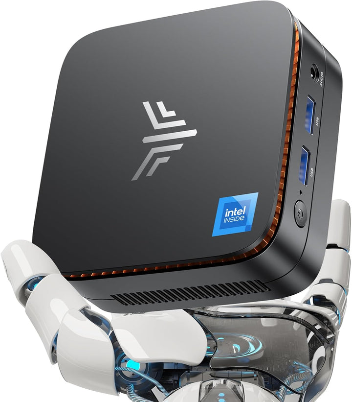 NiPoGi AK1PLUS Mini PC Ιntel Alder Lake Ν97(Bis zu 3,6GHz,4C/4T)16GB DDR4/1024GB M.2 SSD,Mini Comput