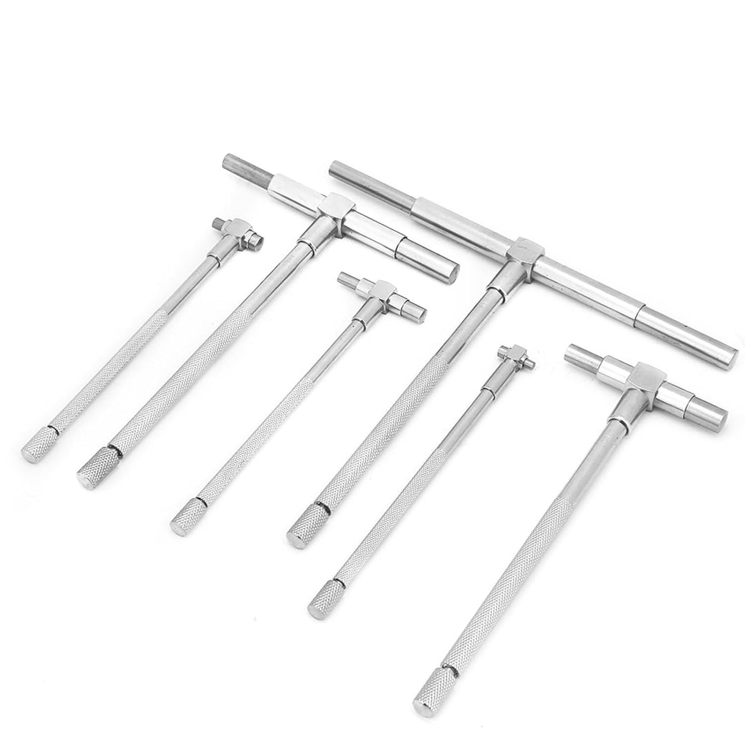 6 Teile/Satz Teleskoplehre, Bohrungsmessgeräte Innenmikrometer 8-150 Mm Einstellbarer Innendurchmess