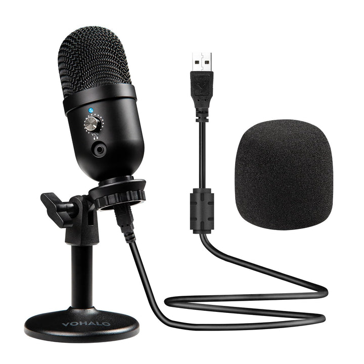 USB Mikrofon, Kondensator Mikrofon Computer mit Nierencharakteristik für Gaming, Streaming, Podcasti