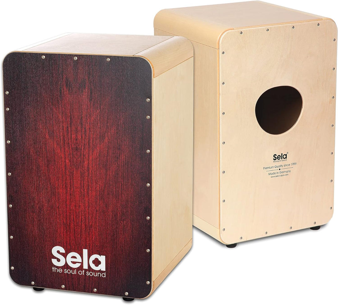 Sela CaSela Red Dragon - Snare Cajon mit Clap Corners