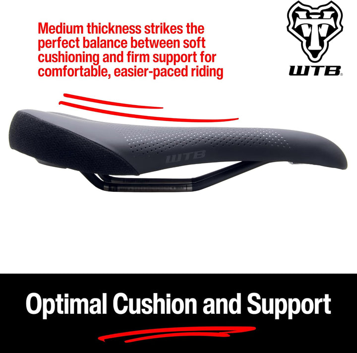 WTB Sattel Volt Schwarz, Titan - Rail Titan/Schwarz Wide, Titan/Schwarz Wide