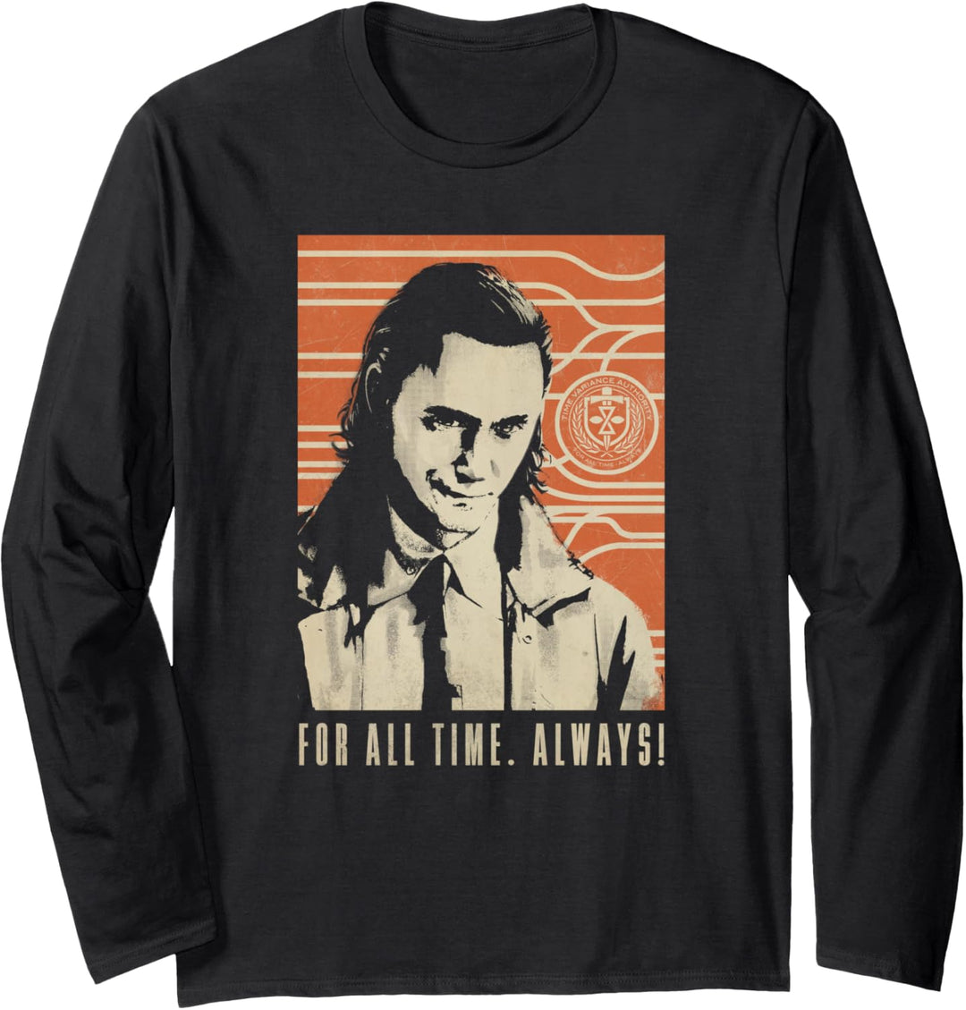 Marvel Loki For All Time Always! Langarmshirt