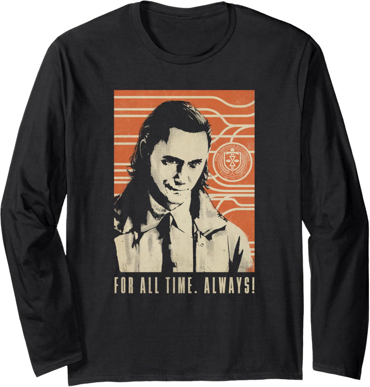 Marvel Loki For All Time Always! Langarmshirt