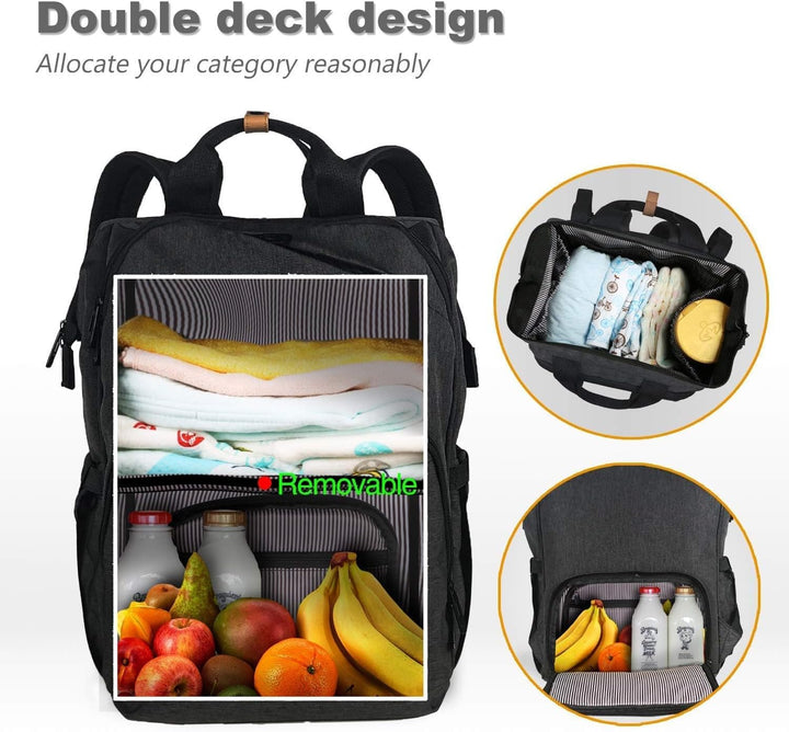 Hap Tim Baby Wickelrucksack Wickeltasche/Rucksack - Multifunktions-Designer Windeltaschen Grosse Kap