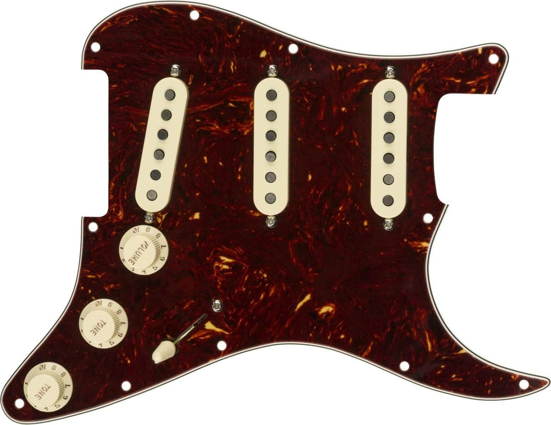 Fender Prewired Pickguard Strat TexMex shell 0992343500 Rot Tex Mex, Rot Tex Mex