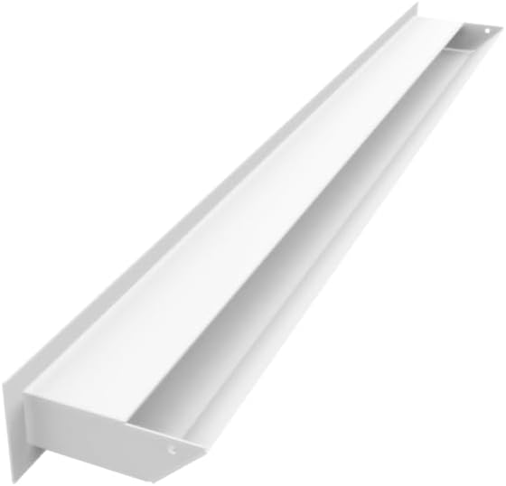 Kratki Lüftungsgitter 45S | 60x800x96,5 mm | weiss
