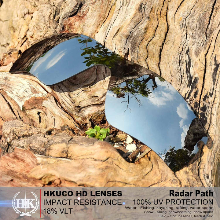 HKUCO Plus Mens Replacement Lenses For Oakley Radar Path - 3 pair