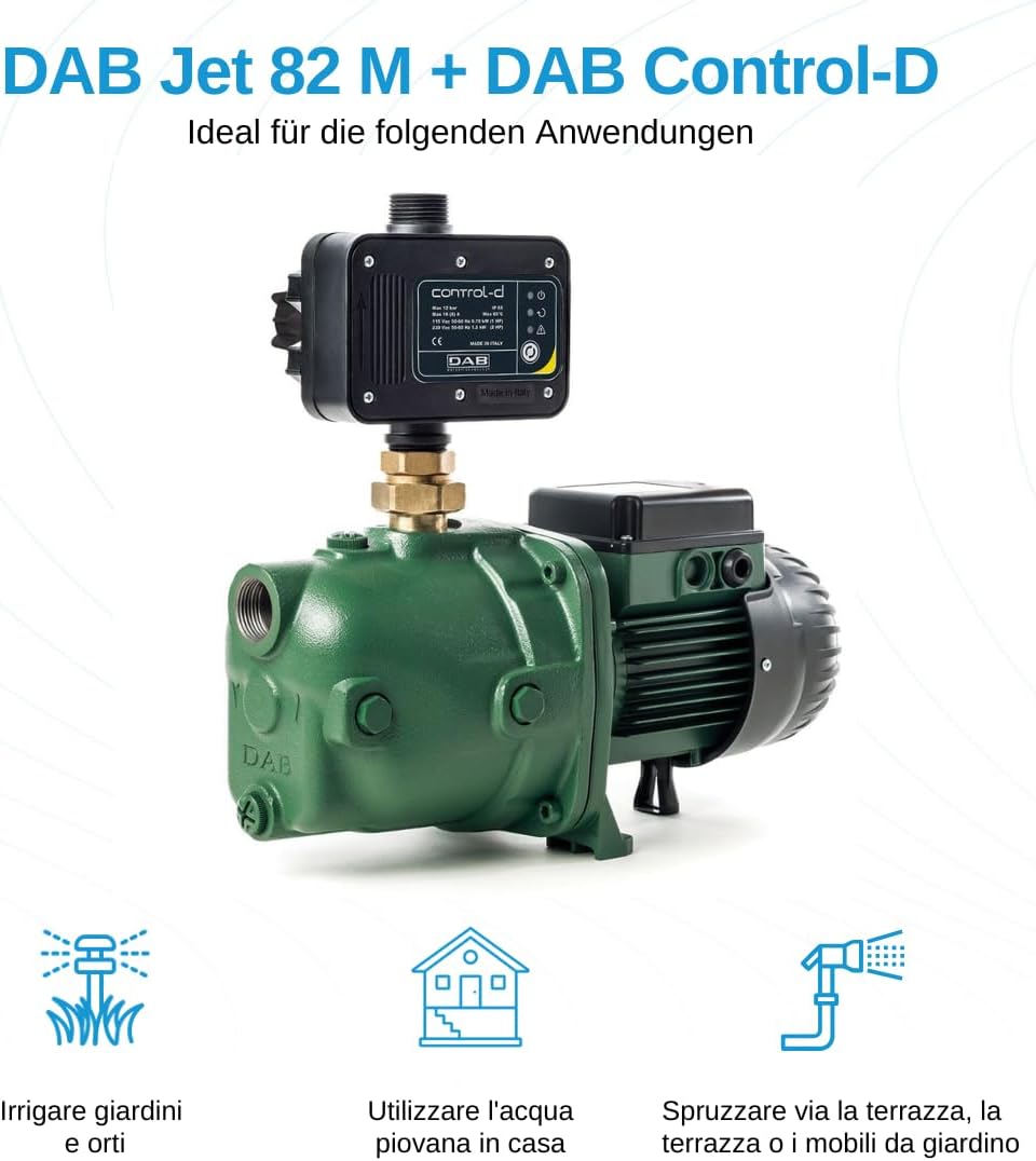 DAB Jet 82 M + DAB Control-D Hauswasserautomat