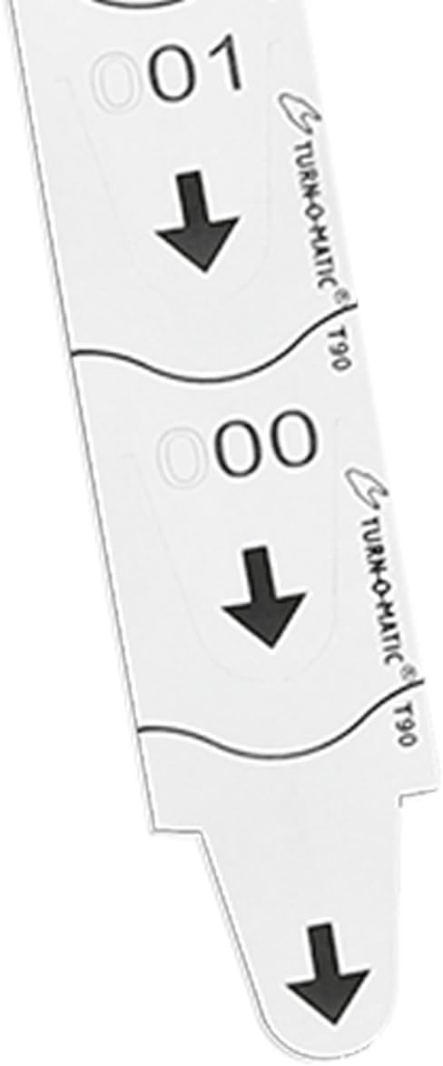 Meto Turn-O-Matic Zubehör, Original Tickets T90 3D mit fortlaufender Nummer, Made in Germany, 6 Roll