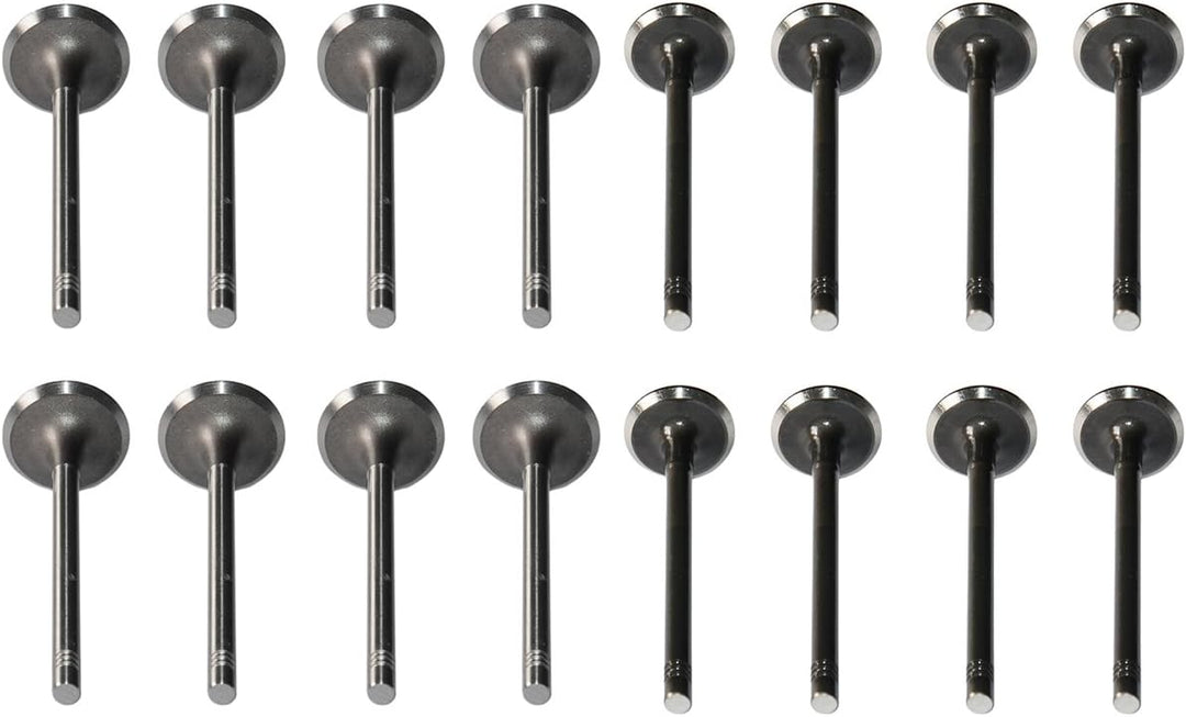 Huiruhy 8x Einlassventil + 8x Auslassventil Kompatibel mit 1.4 1.6 FSi 1.2 HTP 16V ATN BCB BTG BXW A