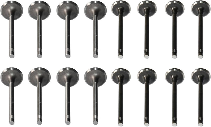 Huiruhy 8x Einlassventil + 8x Auslassventil Kompatibel mit 1.4 1.6 FSi 1.2 HTP 16V ATN BCB BTG BXW A