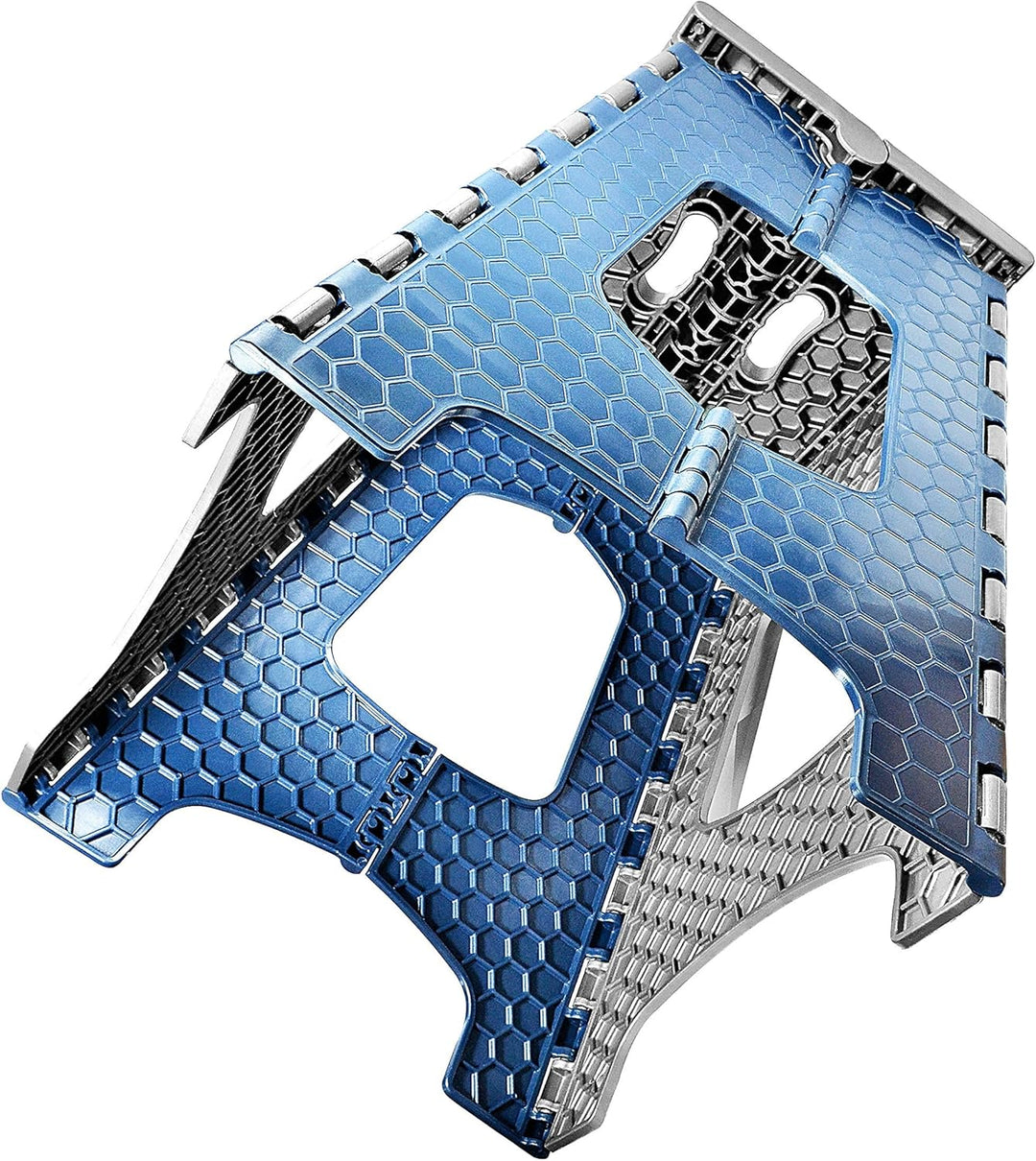 Stark Klapphocker 44 cm – Tritthocker bis 120 kg, faltbar mit Griff, Rutschfester Klapphocker für Kü