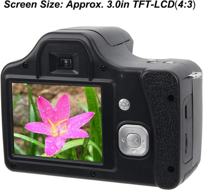 Digitalkamera, Tragbare 24MP 18X Zoom 3in LCD HD Bildschirm SLR Kamera Spiegelreflexkamera Eingebaut