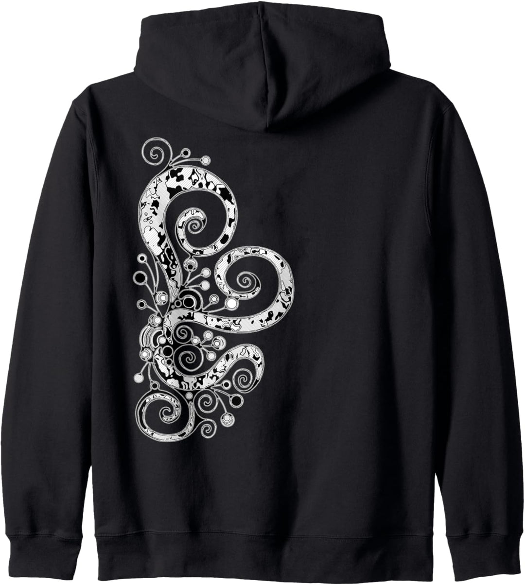 Hand Drawn Ornaments - Hearts Spirals 7 - Fan Fun Kapuzenjacke