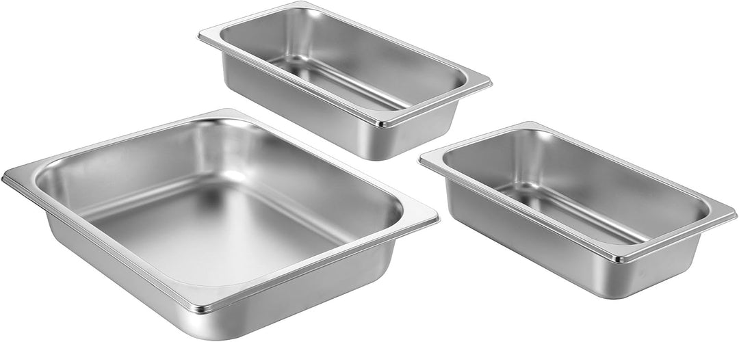 Mahlzeit Chafing Dish | Edelstahl Warmhaltebehälter | Speisenwärmer | Wärmebehälter | Rechaud für Ca