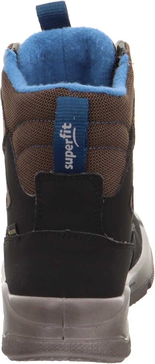 Superfit Jungen Mars Schneestiefel 31 EU Schmal Braun Blau 3000, 31 EU Schmal Braun Blau 3000