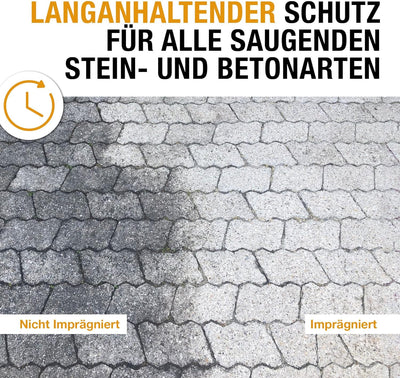 StoneprotecT SP5000 Premium Nano Stein-Imprägnierung aussen | Made in Germany | Langfristiger Schutz