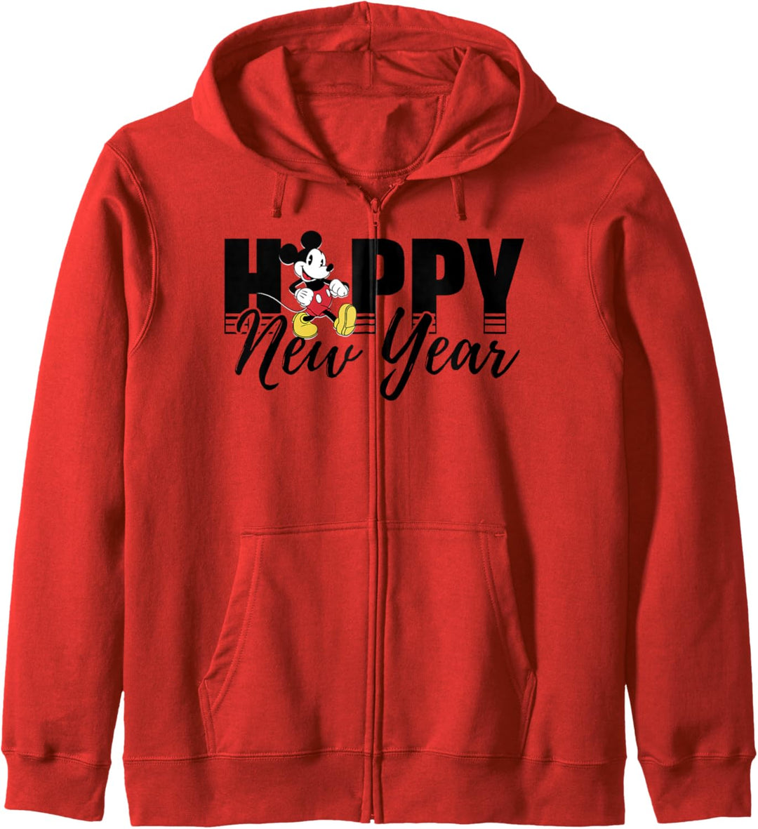 Disney New Year's Mickey Mouse Happy New Year Kapuzenjacke